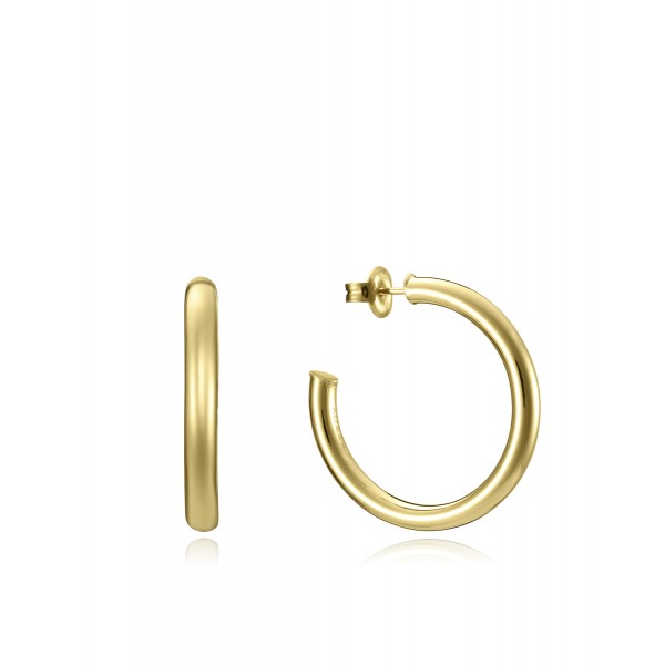 Pendientes TREND tipo aro de Plata de...