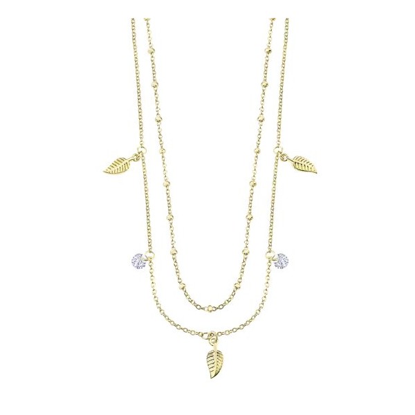 COLLAR HOJA LOTUS SILVER TRENDY...