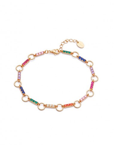 PULSERA DE MUJER PLATA DE LEY CON...