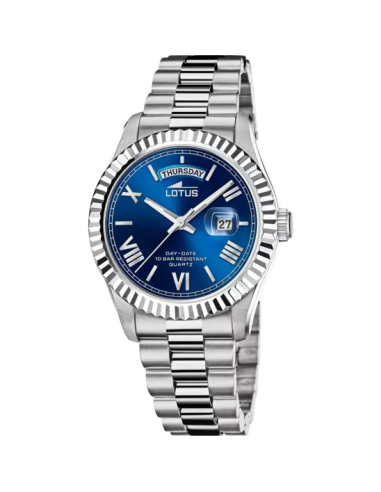 RELOJ AZUL CORREA DE ACERO INOXIDABLE...