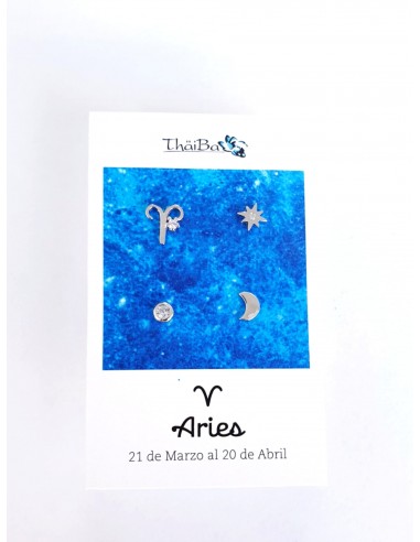 PENDIENTES CONSTELACION ARIES