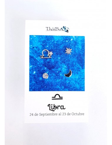 PACK DE PENDIENTES CONSTELACION LIBRA