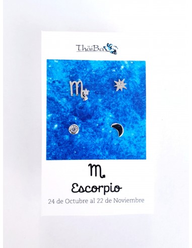 PACK DE PENDIENTES CONSTELACION ESCORPIO