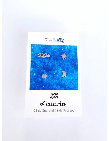 PACK DE PENDIENTES CONSTELACÍON ACUARIO