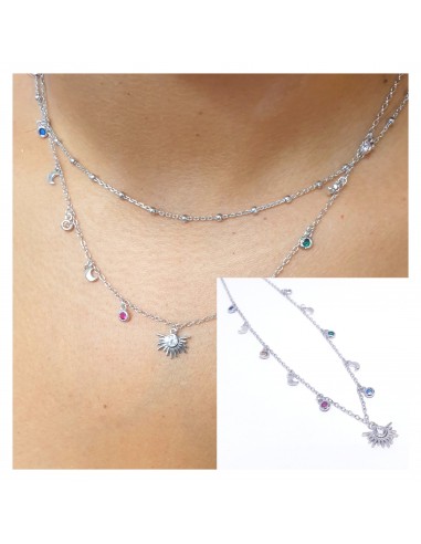 COLLAR SOL NACIENTE MULTICOLOR - THAIBA