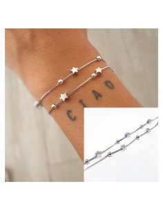 PULSERA DOBLE CADENA...