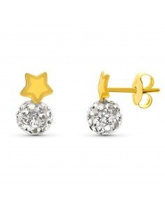 9K PENDIENTES ORO AMARILLO...