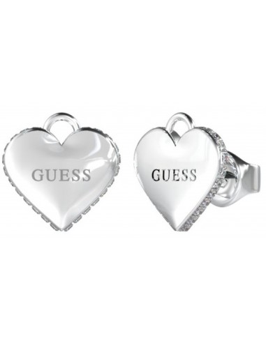 PENDIENTE ACERO FALLING IN LOVE - GUESS