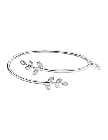 PULSERA HOJA  PURE ESSENTIAL PLATA,...