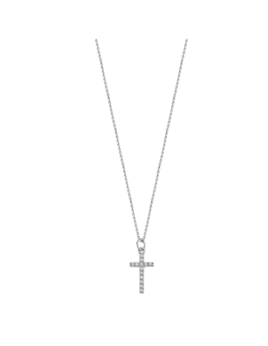COLLAR CRUZ PLATA, MUJER LOTUS SILVER...