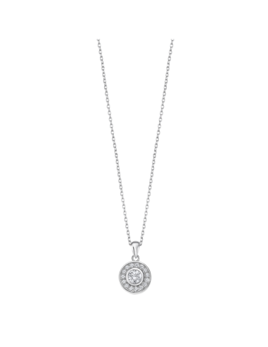 COLLAR LOTUS , MUJER - SILVER PLATA