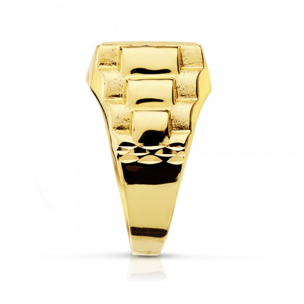 18K SELLO CABALLERO ORO AMARILLO...