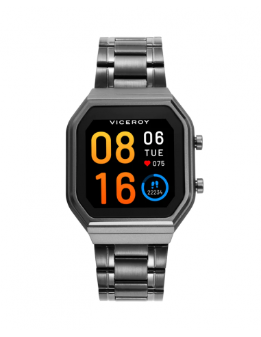 Reloj Smart Aluminio Gris Brazalete...