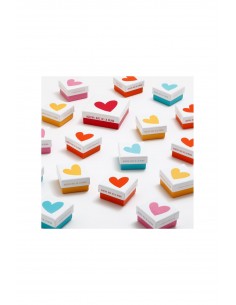 COLGANTE CUBO CORAZON ROSA 2