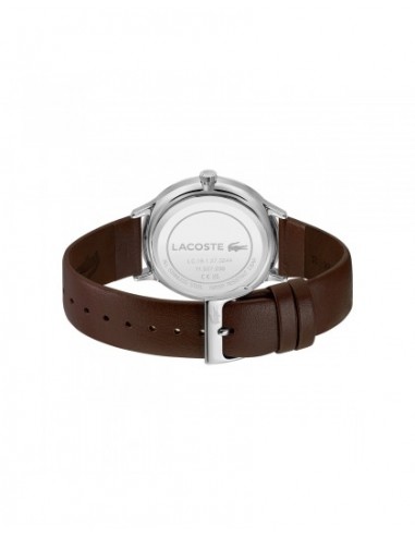 RELOJ LACOSTE CAJA ACERO CORREA PIEL...