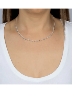 Collar Plata Triangulos... 2