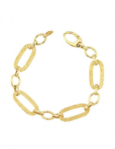 18K PULSERA ESLABONES 19.5 CM 8.40 GR