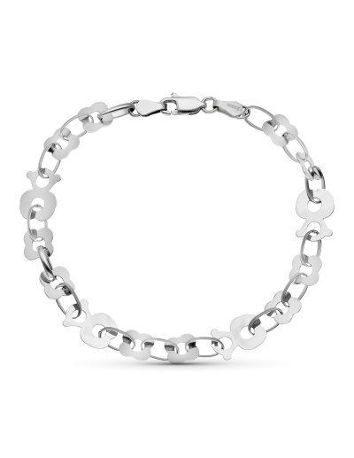 18K PULSERA ORO BLANCO...