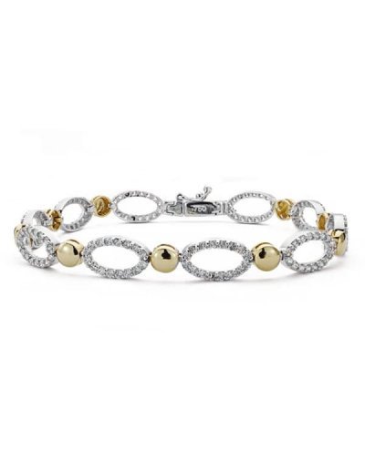 18K PULSERA BICOLOR...