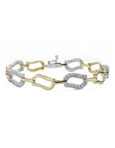 18K PULSERA BICOLOR...