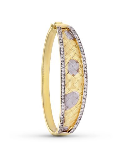 18K PULSERA RIGIDA ORO...
