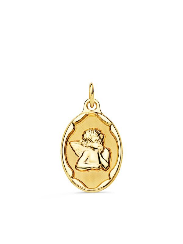 18K MEDALLA OVAL ANGELITO BURLON...