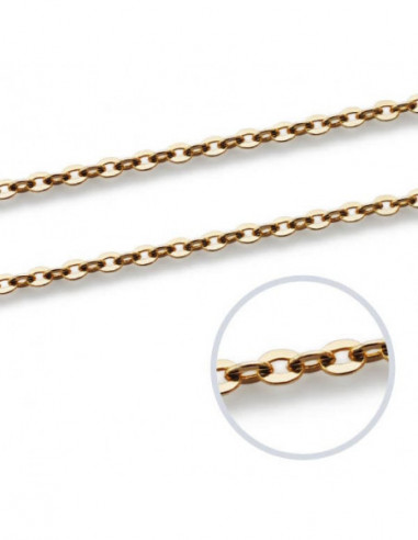 18K CADENA FORZADA 45 CM 1.2 MM