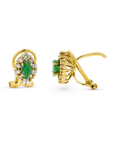 18K PENDIENTES ORO AMARILLO...