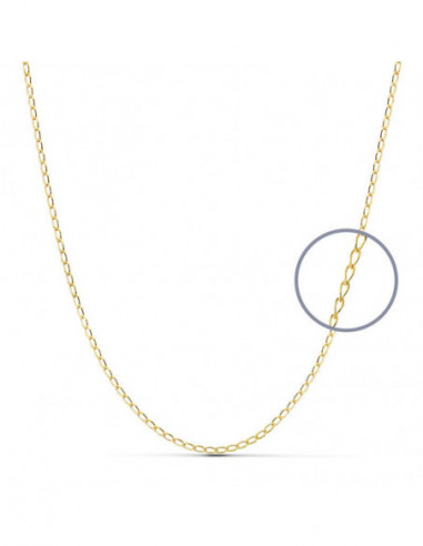 18K CADENA MACIZA BILBAO 60 CM 0.9 MM...