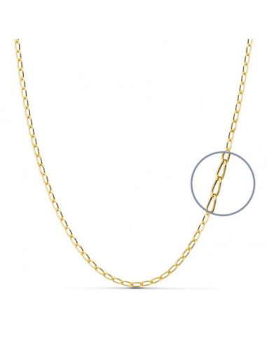 18K CADENA MACIZA BILBAO 60 CM 2 MM