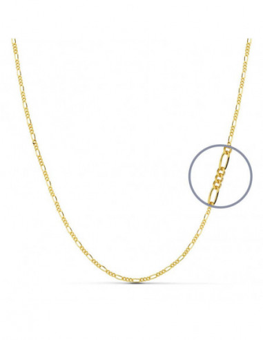 18K CADENA MACIZA CARTIER 50 CM 1.2 MM