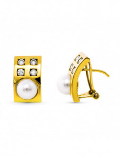 18K PENDIENTES ORO AMARILLO...