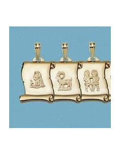 18K HOROSCOPO LEO PERGAMINO