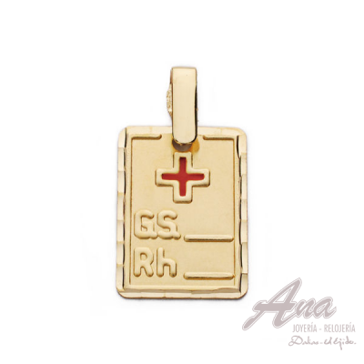 9K PLACA ORO AMARILLO RH....