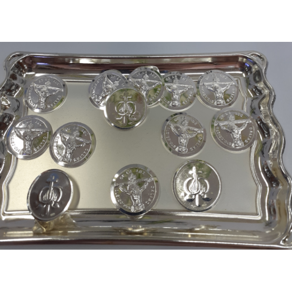 Arras de plata Sto Cristo dos caras