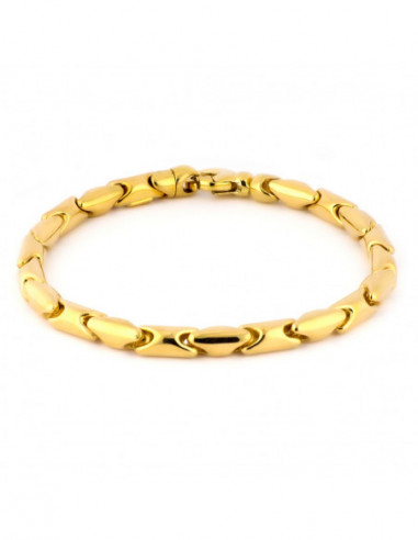 18K PULSERA ORO AMARILLO ESLABONES...