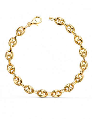 18K PULSERA ORO AMARILLO CALABROTE...