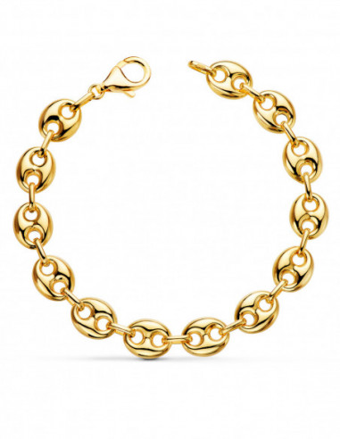18K PULSERA ORO AMARILLO CALABROTE...