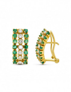 18K PENDIENTES ORO AMARILLO...