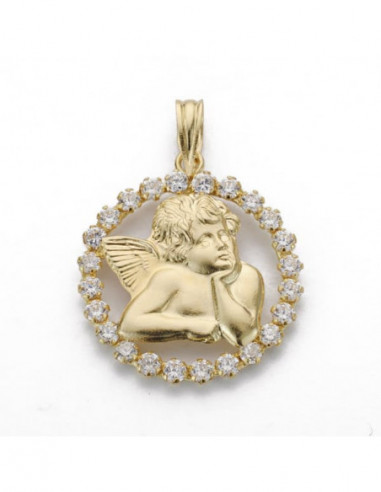 18K SILUETA ANGEL CIRCONITAS 19 MM