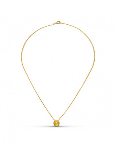 18K GARGANTILLA ORO BICOLOR MOTIVO...