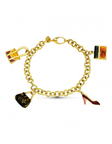 18K PULSERA ORO AMARILLO FETICHES...