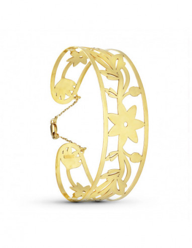 18K PULSERA RIGIDA ORO AMARILLO...