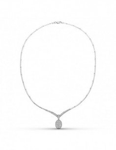 18K GARGANTILLA ORO BLANCO...