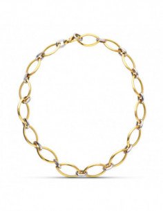 18K GARGANTILLA ORO BICOLOR...
