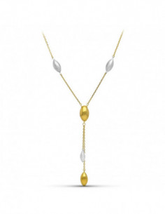 18K GARGANTILLA ORO BICOLOR...