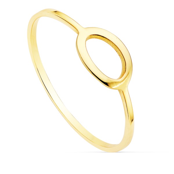 18K SORTIJA ORO AMARILLO LISA MOTIVO...