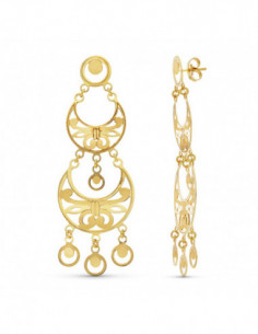 18K PENDIENTES ORO AMARILLO...