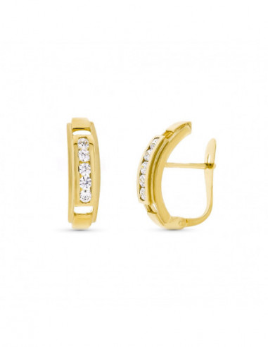 18K PENDIENTES ORO AMARILLO...