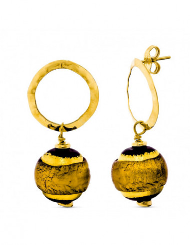 18K PENDIENTES ORO AMARILLO LARGO...